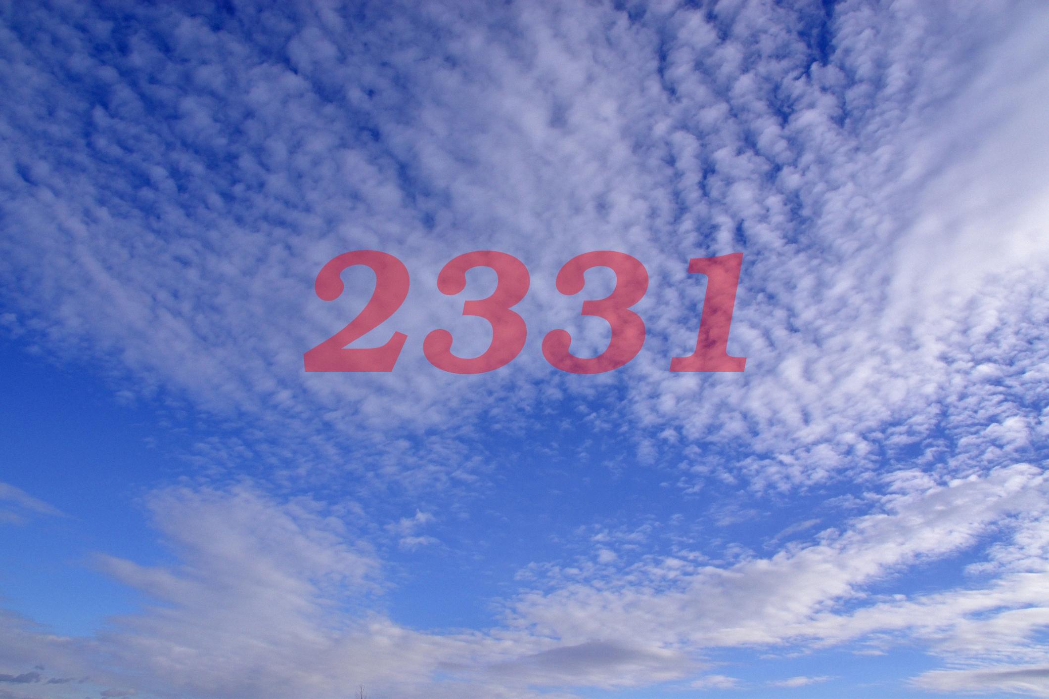 Angel Number 2331 Numerology Meaning