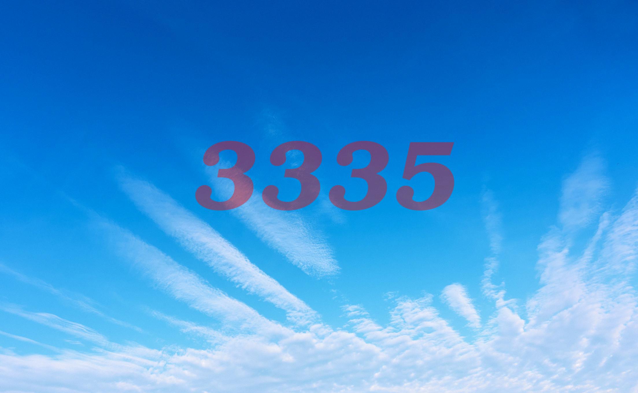 Angel Number 3335 Numerology Meaning