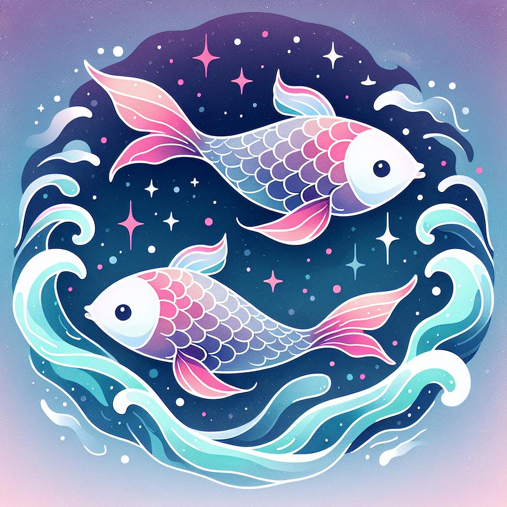 What symbol represents pisces thereadingtub